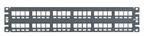 PATCH PANEL, CAT6, 24PORT, 1RACK U