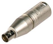 ADAPTOR, XLR PLUG-BNC SKT