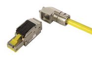 MODULAR CONN, 8P8C, R/A RJ45 PLUG, CABLE