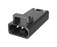 CONNECTOR HOUSING, RCPT, 3POS, 2.5MM