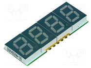 Display: LED; 7-segment; 10mm; 0.39"; No.char: 4; red; 4÷15mcd; SMD OPTOSUPPLY