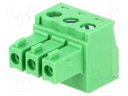 Pluggable terminal block; 3.81mm; ways: 3; straight; plug; female DEGSON ELECTRONICS