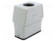 Enclosure for connectors: HDC; size 10A; for cable; Han® A; IP65 HARTING