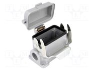 Enclosure: for HDC connectors; C146,heavy|mate; size E10; M20 AMPHENOL