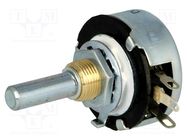 Potentiometer: shaft; single turn; 1.5kΩ; 2W; ±10%; 6mm; wirewound TELPOD