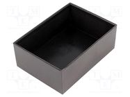 Enclosure: designed for potting; X: 64mm; Y: 89mm; Z: 32.5mm; ABS HAMMOND