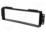 Radio frame; Kia; 1 DIN; black ACV