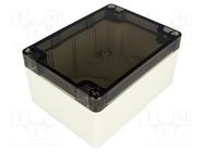 Enclosure: multipurpose; X: 90mm; Y: 120mm; Z: 60mm; 1554; grey; IP66 HAMMOND