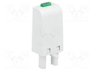 Signaling module; socket; Indication: LED; 6VDC,24VDC; 6/24VAC 