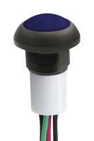 PUSHBUTTON SW, SPST, 0.4A, 32VAC, PANEL