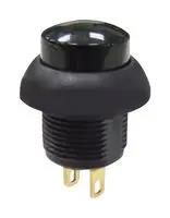 PUSHBUTTON SW, SPST, 0.4A, 32VAC, PANEL