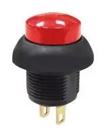 PUSHBUTTON SW, SPST, 0.4A, 32VAC, PANEL