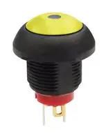 PUSHBUTTON SW, SPST, 0.4A, 32VAC, PANEL