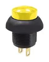 PUSHBUTTON SW, SPST, 0.4A, 32VAC, PANEL