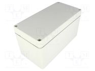 Enclosure: multipurpose; X: 80mm; Y: 160mm; Z: 85mm; EURONORD; ABS FIBOX