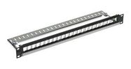 PATCH PANEL, UNLOADED, 24PORT, 1U