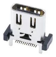 CONN, USB TYPE C 3.2, RCPT, 24P, SMT TH