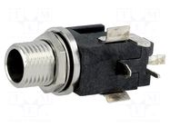 Connector: DC supply; socket; male; 11A; IP68; on PCBs; SMT,THT SWITCHCRAFT