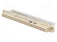 Connector: DIN 41612; plug; female; PIN: 64; straight; 2A; a+b; 13mm HARTING