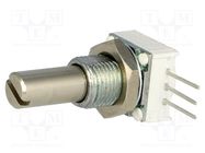 Potentiometer: shaft; single turn; 100Ω; 1W; ±10%; 6.35mm; THT VISHAY