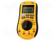 Digital multimeter; LCD; 3,75 digit (3999); 3x/s; Resol: 1°C AXIOMET