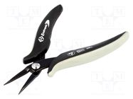 Pliers; half-rounded nose; ESD; for gripping,for bending; 152mm C.K