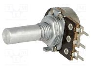 Potentiometer: shaft; single turn; 2.2MΩ; 100mW; ±30%; 6mm; mono TELPOD