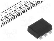 Diode: TVS array; 6V; 5A; 90W; bidirectional; SOT666; reel,tape STMicroelectronics