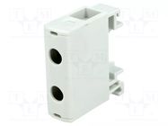 Splice terminal: rail; 82A; 1kV; screw terminal; grey; polyamide OUNEVA
