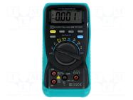 Digital multimeter; LCD; (6000); 2,5x/s; VAC: 0.1mV÷6V,60V,600V KYORITSU
