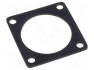 Socket gasket; flange (4 holes); RT360; size 14; Ecomate RM AMPHENOL