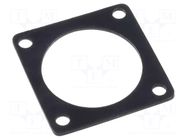 Socket gasket; flange (4 holes); size 14; Ecomate RM; RT360 AMPHENOL