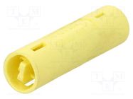 Connector: AC supply; male; NECTOR S; 42V; for cable; yellow; PIN: 2 TE Connectivity