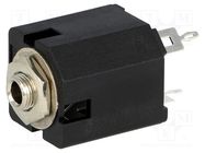 Connector: Jack 3,5mm; socket; female; mono; ways: 2; straight; THT AMPHENOL