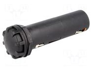 Holder; C,R14; Batt.no: 2; soldering lugs; black; UL94V-0; -30÷70°C BULGIN