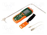 Thermoanemometer; 0÷50°C; Press.meas.range: 0÷50mbar; ±0.3% EXTECH