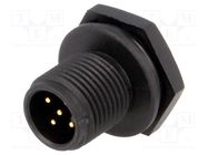 Connector: M12; socket; PIN: 5; male; A code-DeviceNet / CANopen AMPHENOL LTW