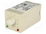 Timer; 1÷12s; DPDT; 230VAC/5A; Usup: 110÷127VAC; 110÷127VDC; PIN: 11 SCHNEIDER ELECTRIC