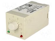 Timer; 1÷12s; DPDT; 230VAC/5A; Usup: 110÷127VAC; 110÷127VDC; RTX133 SCHNEIDER ELECTRIC