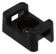 CABLE TIE MOUNT, NYLON 6.6, 3.352MM, BLK