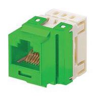 RJ45 CONN, JACK, 8P8C, CAT6, BLU, 25PK