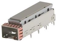 CONN CAGE, SFP+, 1PORT, PRESS-FIT