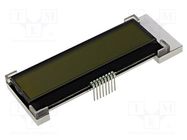 Display: LCD; alphanumeric; COG,FSTN Positive; 16x2; LED; PIN: 8 RAYSTAR OPTRONICS