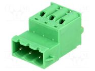 Connector: pluggable terminal block; plug; male; 12A; 250V; tinned PHOENIX CONTACT