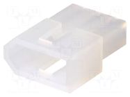 Connector: wire-wire; plug; male/female; PIN: 3; Standard .062" MOLEX