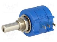 Potentiometer: shaft; multiturn; 5kΩ; 2W; ±5%; 6.35mm; linear SR PASSIVES