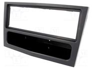 Radio frame; Opel; 1 DIN; charcoal 