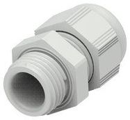 CABLE GLAND, NYLON6, 8MM, LIGHT GREY