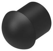 DOME PLUG, SIZE 20, PA6, 19.9MM, BLACK