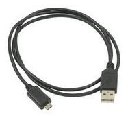 USB CABLE, TYPE A PLUG-MICRO B PLUG, 1M